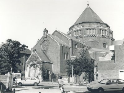 Obiplein 18 Oud Gerardus Majellakerk, Obiplein voor restauratie (Large)