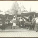 Markt op de Nieuwmarkt, ca 1915 - Bron: Stadsarchief Amsterdam