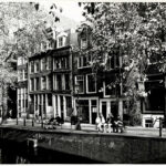 Oudezijds Achterburgwal 197-187 in 1986. Foto: Roël, Ino, Stadsarchief Amsterdam.