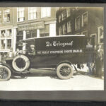 Zijgevel ca. 1925. N.V. Amsterdamsche Ford Dealer. Foto: Stadsarchief Amsterdam.