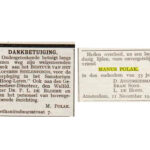 Weekblad van den Algemeenen Nederlandschen Diamantbewerkersbond, jaargang 26. Links: no. 28, 09-07-1920; rechts: no. 47, 26-11-1920.