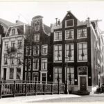 Leidsegracht 61, 2e van rechts (jaartal onbekend). Foto: Stadsarchief Amsterdam.