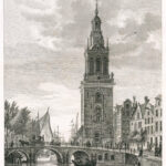De Jan Roodenpoortstoren met daarachter Singel 157-159, ca 1770-1811. Foto: Collectie Atlas Dreesmann, Stadsarchief Amsterdam.