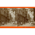 Herenstraat 1-41 (links, v.l.n.r.), circa 1885 t/m 1900. Foto: Herz, S., Stadsarchief Amsterdam.