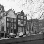 Gevel Leidsegracht 61 in restauratie anno 1960. Foto: C.P. Schaap, Stadsarchief Amsterdam.