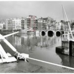 Vanaf de Amstelsluis gezien, ca. 1971-1973. Foto Arsath Ro'is, J.M. Stadsarchief Amsterdam