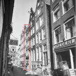 Bethaniëndwarsstraat 1-13 v.l.n.r. in 1959. Foto: Delemarre, G.Th., Rijksdienst voor Cultureel Erfgoed.