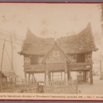Internationale, Koloniale en Uitvoerhandel Tentoonstelling Amsterdam 1883, Kampong met het Minangkabause huis