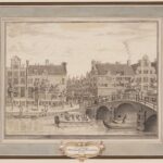 Keizersgracht bij de Herenstraat, 1773. Kloet, Pieter van der. Collectie Atlas Dreesmann. Stadsarchief Amsterdam