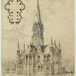 Tekening Vondelkerk van P.Cuypers d.d. 1875