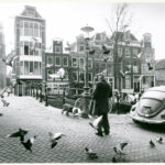 Het pand (4e van links) in 1984. Foto: Busselman, Frans, Stadsarchief Amsterdam.