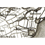 Kaart anno 1815 met ten noorden van Ransdorp De Gouw, de latere Bloemendalergouw. Bron: Topotijdreis.