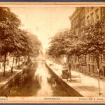 Rechts 143 omstreeks 1875. Foto: Herz, S. Stadsarchief Amsterdam.