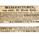 Algemeen Handelsblad 01-03-1856 / Algemeen Handelsblad 24-04-1867.