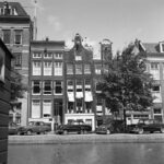 Nieuwe Prinsengracht 41 (ged.) - 51 (ged.) in 1959. Foto: Schaap, C.P., Stadsarchief Amsterdam.