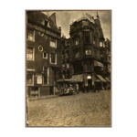 Een café in ons pand, met ervoor een venter, 1923. Foto: Stadsarchief Amsterdam.