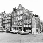 Café Confianza in 1983 met rechts de Laagte Kadijk en links een gedeelte van het Zeemanshuis. Foto: Roël, Ino, Stadsarchief Amsterdam.