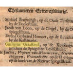 Naamwyzer [..] naamen en woonplaatsen van [...] de heeren regeerders &c. der stad Amstelredam, dezes jaars 1753.