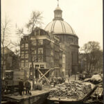 Ronde Lutherse Kerk aan het Singel, in 1930. Bron: Fotocollectie Elsevier.