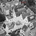 Achtergevels en achterhuizen gezien van de Westertoren in 1986. Foto: Gool, Han van, Stadsherstel Amsterdam.