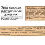 Het Volk dagblad voor de arbeiderspartij 29-11-1944 / De Waarheid 10-09-1945 / Naamlijst voor den interlocalen telefoondienst 1946.