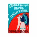 De iconische affiche van de revue 'Hallo Parijs!'