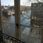 Het uitzicht over Nieuwe Herengracht en Entrepotdok (2016)
