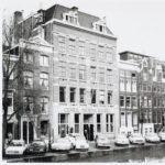 Broodfabriek Ceres op de Nieuwe Prinsengracht, met rechts daarvan ons pand nummer 43. (1968)