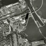 Luchtfoto van het Flevopark. Foto: Archief van de Dienst Ruimtelijke ordening. (1972)