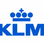 Het huidige logo van de KLM.