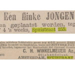 Krantenartikelen over de Spuistraat 255. V.b.n.b. 1-5-1880 Nieuws v.d. Dag / Nieuws v.d. Dag 04-04-1898.
