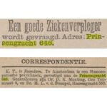 Nieuws vd Dag 9-1-1895 / Nieuws van den Dag 23-6-1905.