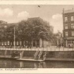 Kadijksplein met Zeemanshuis en ingang Hoogte Kadijk, waarschijnlijk begin 20e eeuw. Foto VVAB