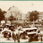 Markt op het Amstelveld, ca 1891-1900. Foto: Olie, Jacob, Stadsarchief Amsterdam.