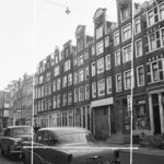 Hoogte Kadijk 52 met ViVo in het pand in 1961. Foto: Schaap, C.P., Stadsarchief Amsterdam.