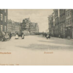 Stromarkt 5-45 circa 1900. Nummer 21 in rood kader. Foto: Trenkler & Co. via Stadsarchief Amsterdam.