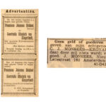 Links: De Bondsvaan, orgaan Algemeene Nederlandsche Zouavenbond, 17-07-1897. Rechts: De courant Het nieuws van den dag, 20-12-1939.