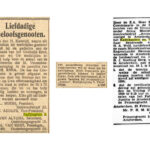 V.l.n.r. De Tijd 30-12-1909 / De Waarheid 09-11-1946 / De Tijd 24-002-1950.