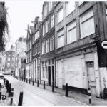 Dichtgetimmerd pand Bethaniënstraat 10, 1988. Foto: Roël, Ino, Stadsarchief Amsterdam.