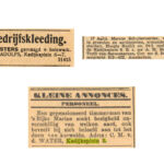 V.l.n.r. De Amstelbode 24-07-1929 / De Banier - staatkundig gereformeerd dagblad 19-04-1940 / 5 Het Nederlandsche dagblad 11-04-1900 (oude nummering).