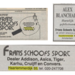 Advertenties van Frans Schoofs winkel (1982)