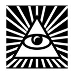 In de tempels treft men vaak het alziend oog aan, het oog van de Opperbouwmeester van het Heelal, dat alles ziet. Het is geplaatst in een driehoek.