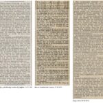 Drie versies van de aankomst van Hermann Zeitung