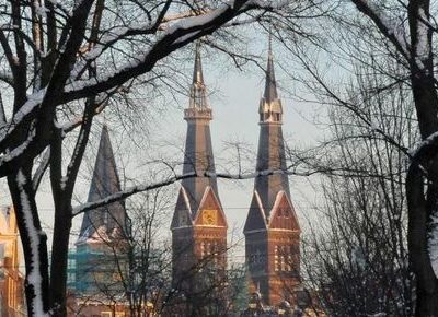 De Posthoornkerk in de Straten van Amsterdam