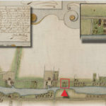 Uitsnede van kaart van Pieter Hendricxzn van Bilderbeeck 1627