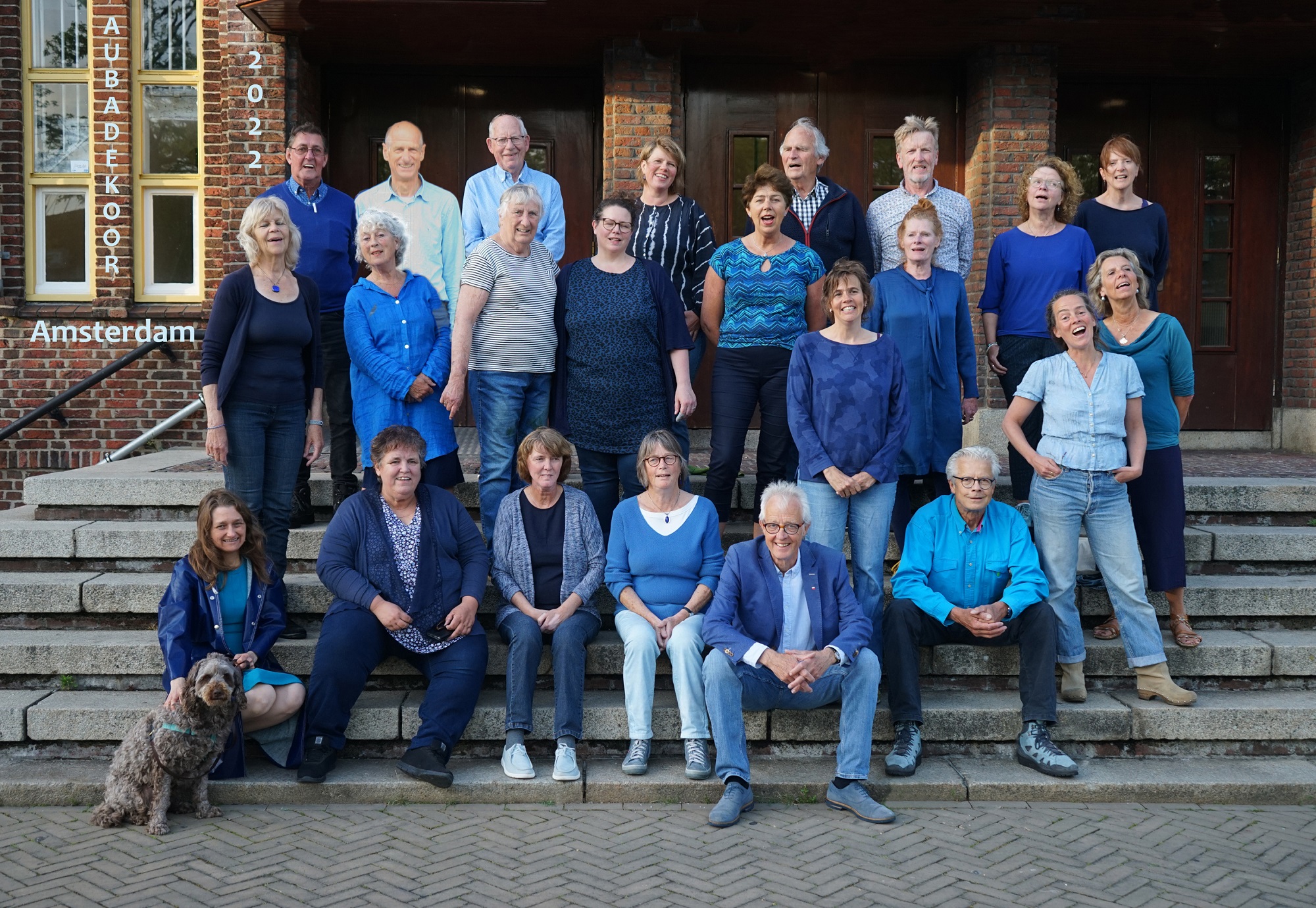 Het Aubadekoor en het Koor Blauwe Maandag