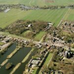 Overzichtsfoto van landgoed De Nederhorst. Luchtfoto RCE (nr. 521.739).