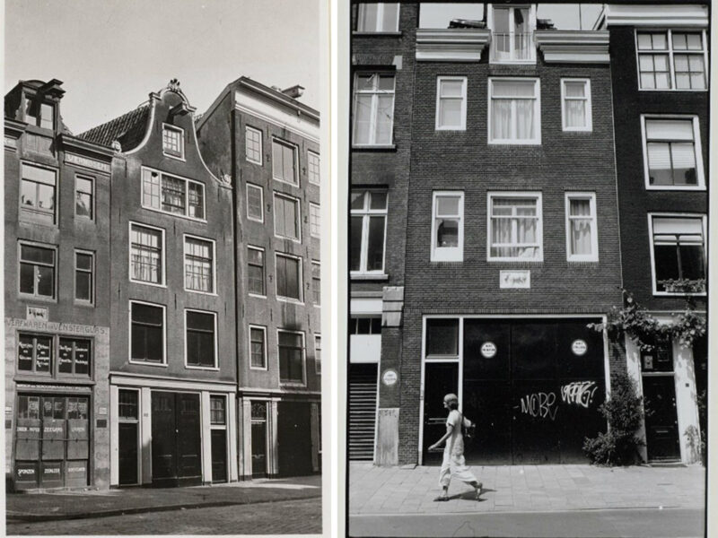 Linker foto uit 1917 en rechts uit 1991. Foto: Martin Alberts.