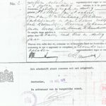 Pijlsteeg 39 J. Vredenburg geboortebewijs