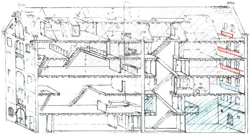 5 Het Ontwerp Van Marijek Van Der Wijst, Tekening Mei 1999 Brouwersgracht 196 V3